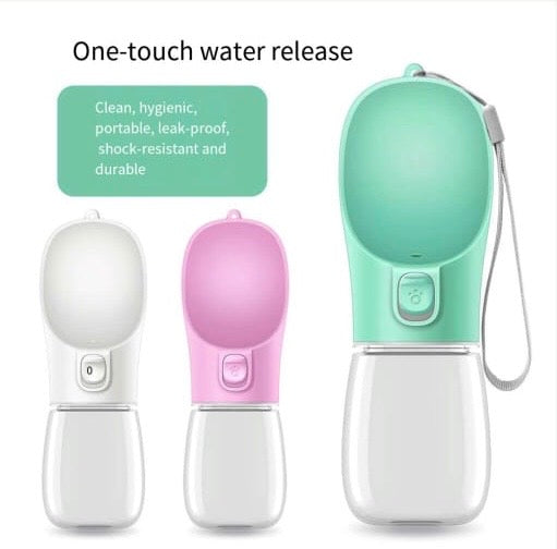 Portable Dog Water Bottle – Leakproof Travel Pet Water Dispenser | Petluro
