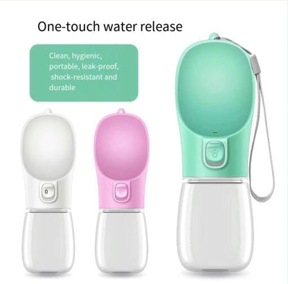 Portable Dog Water Bottle – Leakproof Travel Pet Water Dispenser | Petluro