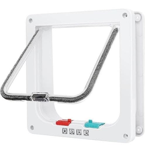 4-Way Locking Pet Door – Easy Install Cat & Small Dog Door | Petluro
