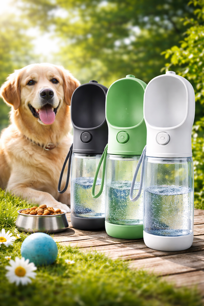 Portable Dog Water Bottle – Leakproof Travel Pet Water Dispenser | Petluro